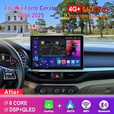 12.5'' 2K Screen 4 64G Carplay For Kia Forte 2019-2025 Android Car Radio GPS BT