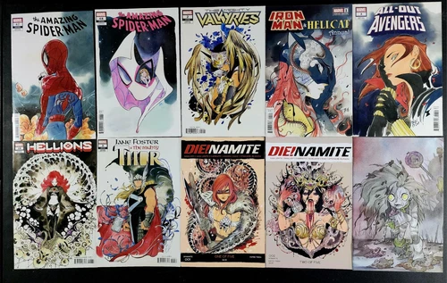 Peach Momoko Variant Lot x 10  NM  Spider-Man  Red Sonja  Thor  Spider-Gwen...