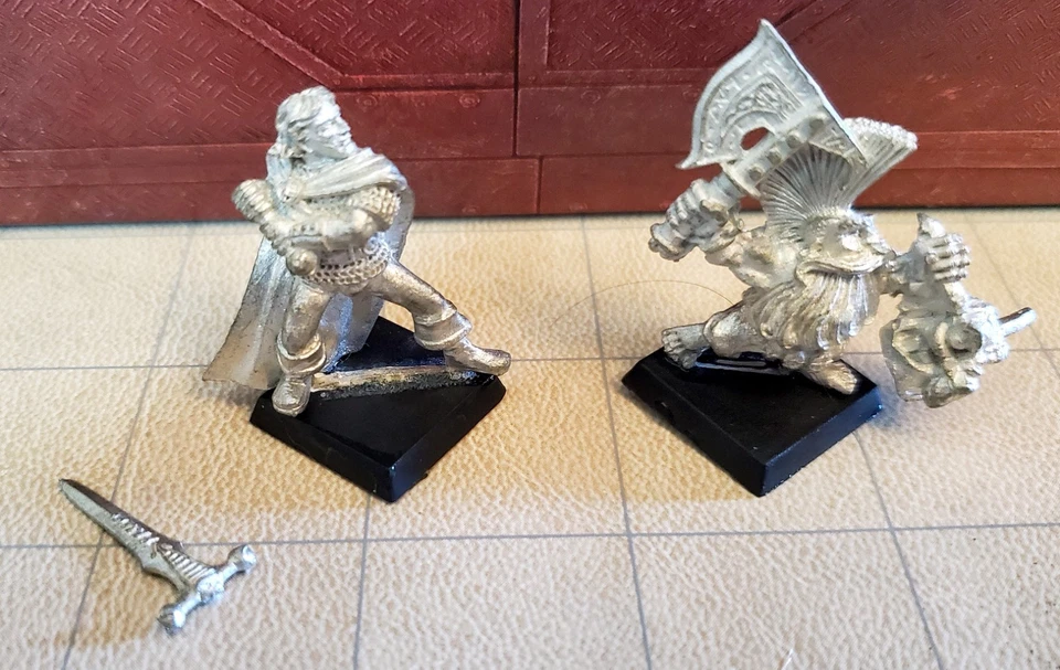 Warhammer Fantasy Gotrek Gurnisson & Felix Jaegar Dogs of War OOP Metall - Bild 1 von 1