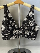 Victoria Secret Floral Black Bralette, XL