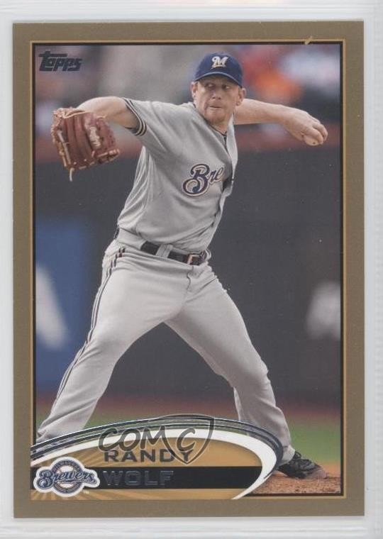 2012 Topps Gold 424/2012 Randy Wolf #545 1g5