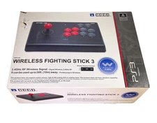 HORI UHP3-63 Wireless 2.4Ghz RF Fighting Stick 3 PlayStation 3 - Open Box