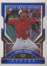 2015 Panini Elite Extra Edition Status Blue Die-Cut /100 Carlos Vargas #188 0q3