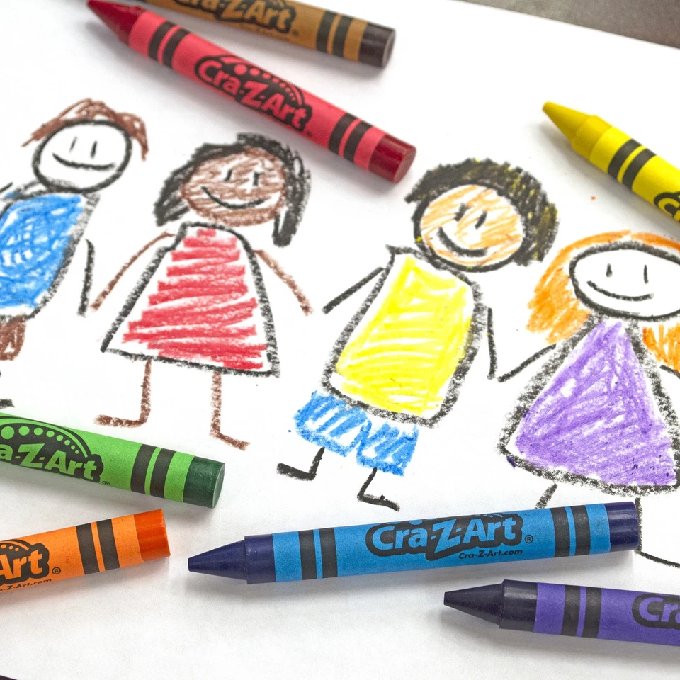 Cra-Z-Art: Classroom Pack - Jumbo Crayons - 200pcs, 8 Colors, Toddlers & Kids - Image 3 of 4