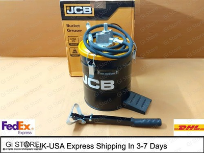 #ad #ad JCB Tools High Pressure Bucket Grease Pump with 8 kg Grease Bucket 22026012 $288.42
