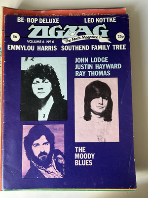 Zigzag Magazine - No. 56 1975 Moody Blues
