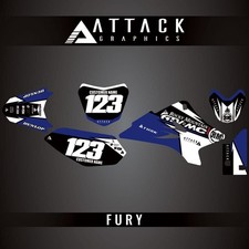 Attack Graphics Custom Fury Complete Bike Graphics Kit For Yamaha TTR 50E 2008