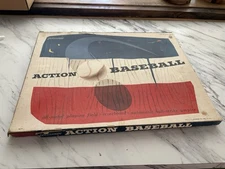 Action Baseball Metal Game Board 1960's Pressman 2279 