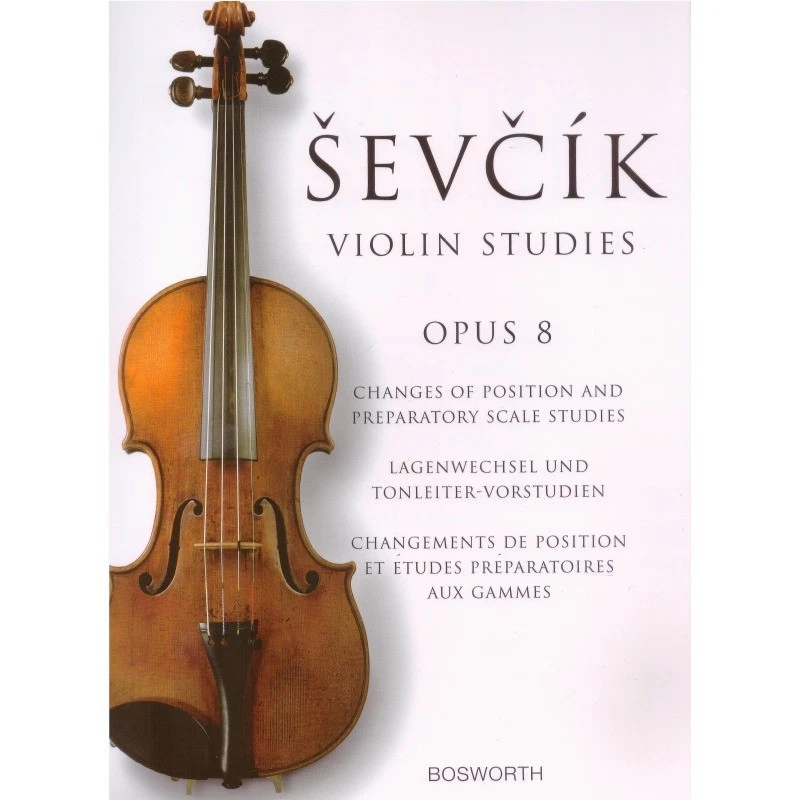 BOSWORTH Sevcik op 8 per Violino Studi per i cambi di posizione e in preparazione alle sc