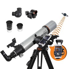 Celestron StarSense Explorer DX 102AZ App-Enabled 102 Refractor, Silver