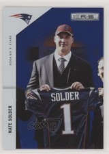2011 Panini Rookies & Stars Longevity Rookie Sapphire 4/75 Nate Solder #219 i6j