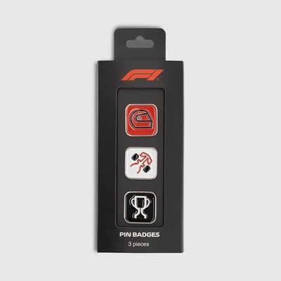 Formula 1 F1 Pin Set - Set of 3 Pins