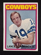 Topps 1972 #248 Lance Alworth Dallas Cowboys Vintage Football Card HOF