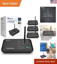Wireless Intercom System Long Range Home Office Communication 10 Channels