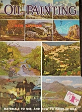 Vtg Oil Painting Art Book Instruction Guide #4 Walter Foster New Edition 80s USA