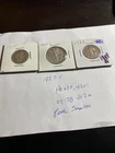 1927 s silver walking liberty half ,1914 Barber quarter, 1929 standing quarter