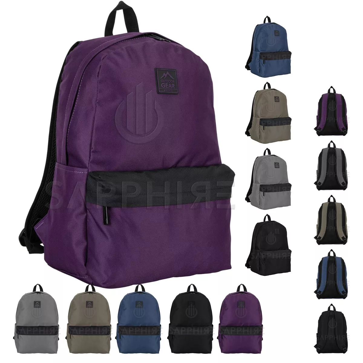 OUTDOOR GEAR 5801 Laptop and Ipad Sleeve Backpack Travel Work Bag