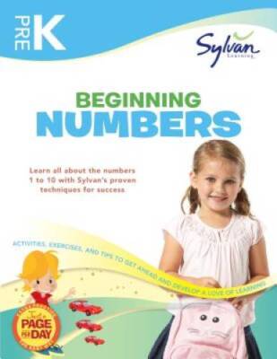 Pre-K Beginning Numbers (Sylvan Workbooks) (Math Workbooks) - Paperback - GOOD