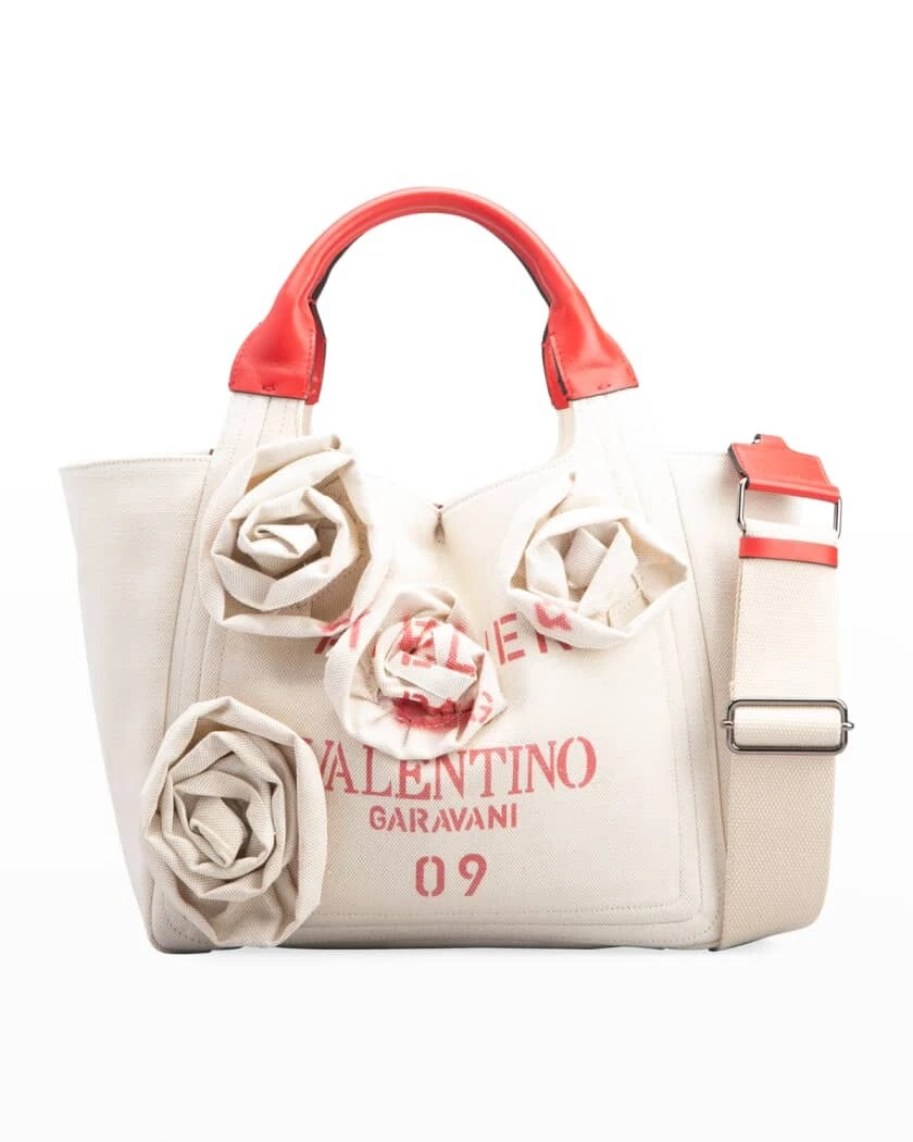 Valentino Garavani Women's Rockstud Pet Customizable Tote Bag - Red - Totes