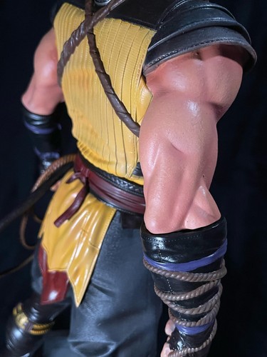 1/6 11.8" Scorpion Mortal Kombat Hand Painted Fanart Statue - Picture 4 of 19
