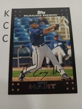 2007 Topps #404 Corey Hart Milwaukee Brewers