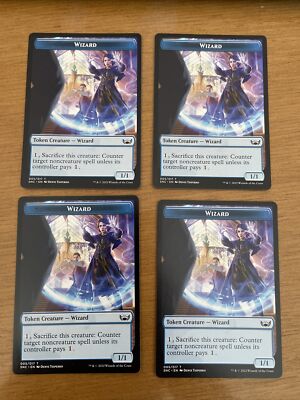 WIZARD TOKEN (5/17) X10 Streets Of New Capenna SNC Magic MTG MINT CARD | eBay WIZARD TOKEN (5/17) X10 Streets Of New Capenna SNC Magic MTG MINT CARD | eBay
