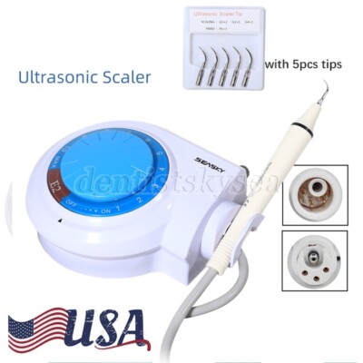 Dental Ultrasonic Piezo Scaler 5 Tips fit EMS Cavitron Woodpecker Handpiece US