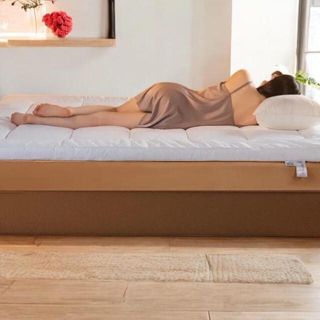 A Adios 4-Inch Deep Sleep Mattress Topper - Super Soft Microfiber, White, Plush Comfort