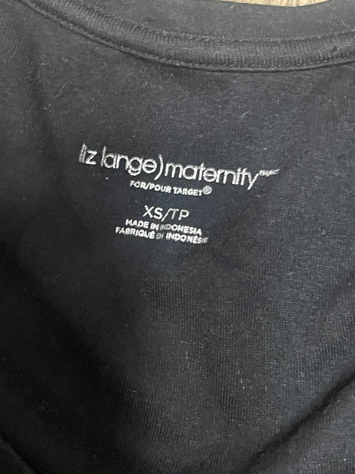 Liz Lange Dress, Women's Maternity Size XS, Black, Sleeveless, Maxi, Sleeveless - Image 3 of 4