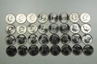 2008 - 2023 P&D Kennedy Half Dollar. Gem Brilliant Uncirculated  Mint Roll Set