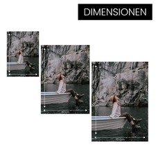 Rundes Outdoor-Poster, 30 Cm Durchmesser, Wetterfest – Waldmotiv Für Garten & Balkon