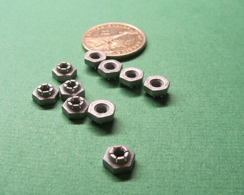 Cadmium Plated FlexLoc Hex Nut RH, 6-32 x 5/16" W x 3/16" H, 25 Pc - Bild 10 von 12