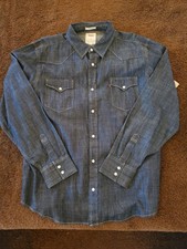 Levi's Men 3x Shirt Barstow Denim 