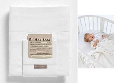 Stubenwagen Wiege Laken Set Little Bambus Bio