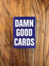 Damn Good No. 2 Playing Cards Dan & Dave Art of Play