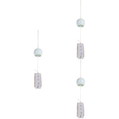  3 Pcs Einzigartig Quaste Windspiel Aus Keramik Betende Windspiele