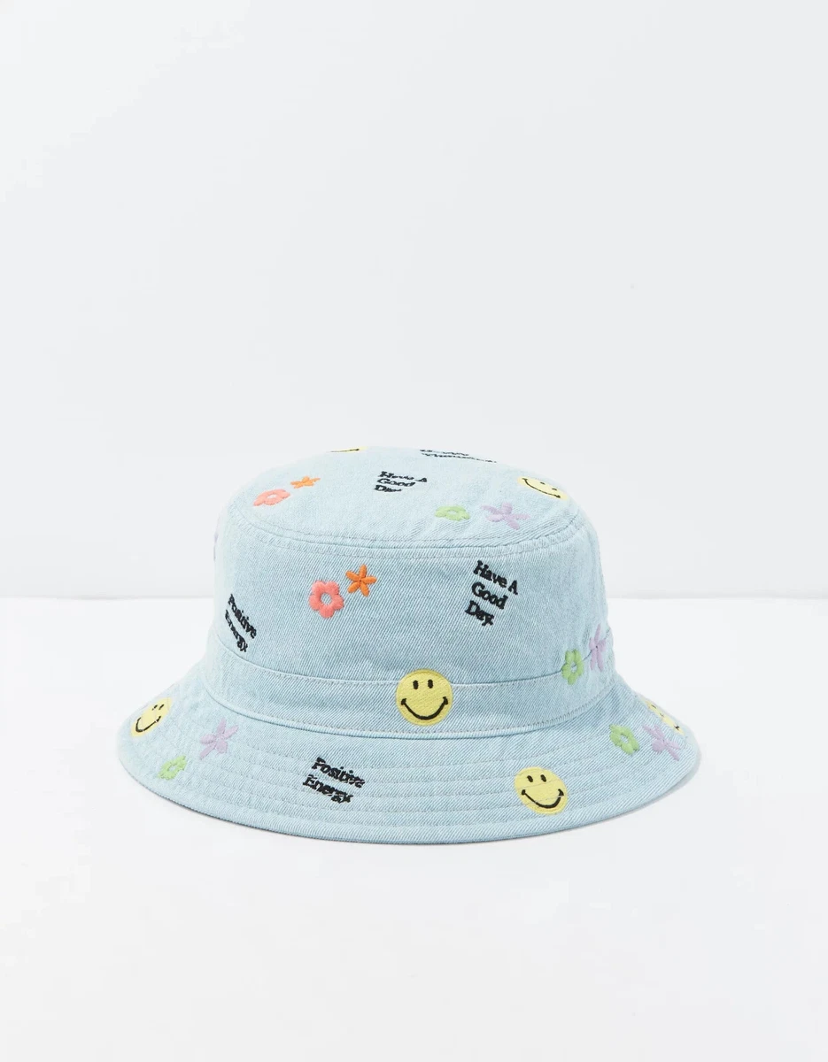 AE Smiley Bucket Hat eBay