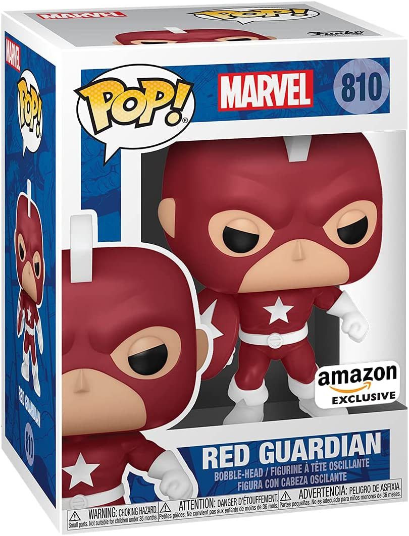 Sale Funko Pop! Marvel: Year Of The Shield - Red Guardian Vinyl Bobblehead, Amazon Ex