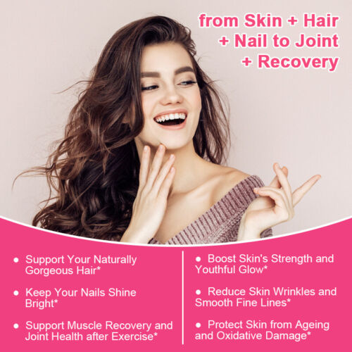 120 Capsules Glutathione Skin Whitening Natural Anti-Aging Supplement Collagen - Picture 6 of 9