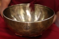 12 inches Full Moon Singing Bowl From Nepal-Spiritual Tibetan Bowls-Meditation