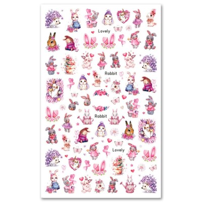 Nagel Sticker Ostern Easter Hase Nailwrap Nageldesign Nailart Nails Aufkleber