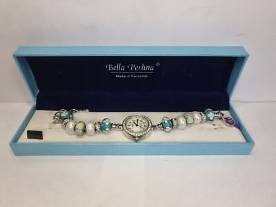 Bella Perlina European Charm & Crystal Bead Bracelet Watch  display picture 3