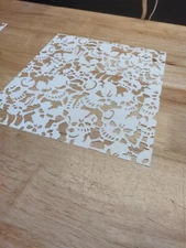 AIRBRUSH STENCIL Skull Background Tile-able Wall 11.055"x9.762" inches 1 layer