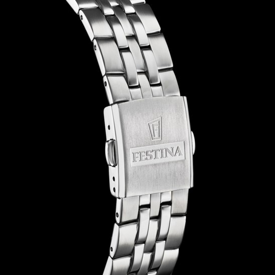 Montre Festina Automatique F20482/2 - Mécanique - Boîtier 41 Mm Bleu Acier - État Neuf Avec étuis