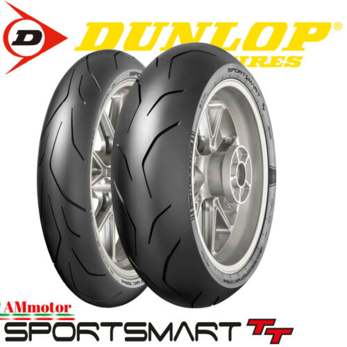 Dunlop Sportsmart TT Coppia 120 70 zr 17 180 55 zr 17 Gomme Pneumatici Per Moto - Bild 1 von 3