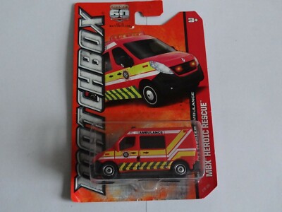 Renault Master Ambulance Red Matchbox 60th Anniversary Small ScaleToy Van