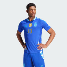 adidas Argentina 2024 Messi Away Authentic Jersey Men's Large Blue JN1507 NWT