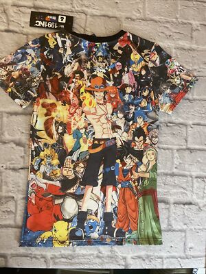 ウェア Mr.O Mr 1991 Inc & Miss Go T Shirt Small Anime Allover Graphic Print~2C