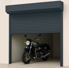 Rolltor Garage Garagentor Anthrazit | Antrieb | Breite: 2400 mm | Selbstmontage