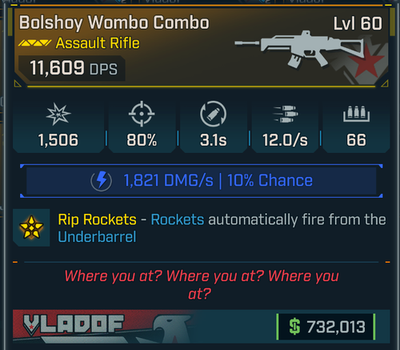 #ad Borderlands 4 • Legendary Guns • Wombo Combo Shock • Lvl 60 • PS PC XBOX STEAM $6.40